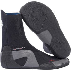 2026 Rip Curl Dawn Patrol 7mm Bota De Punta Redonda 12AMSA - Black